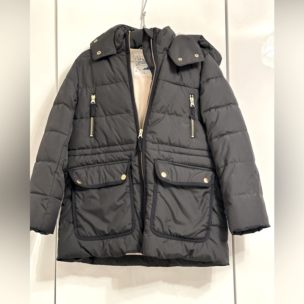 J. Crew Girls' Chateau Winter Puffer Jacket with Hood